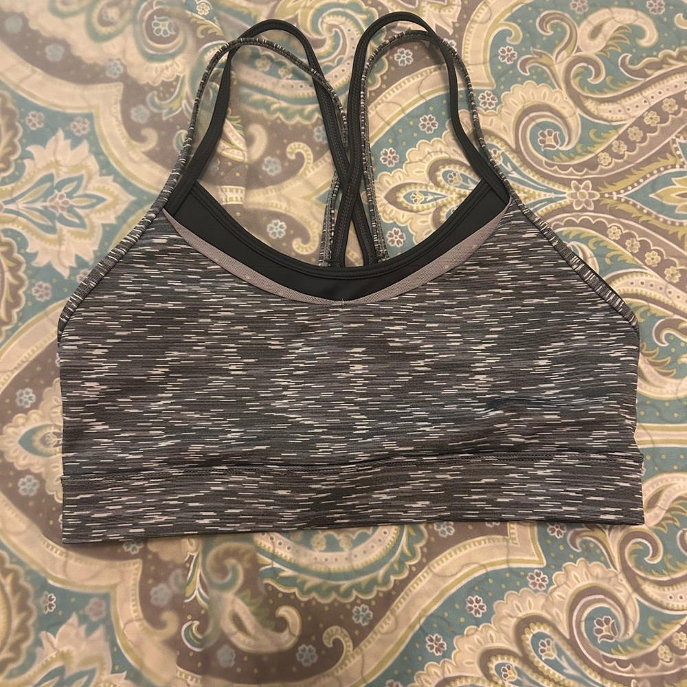 ZYIA Black and Gray Sports Bra